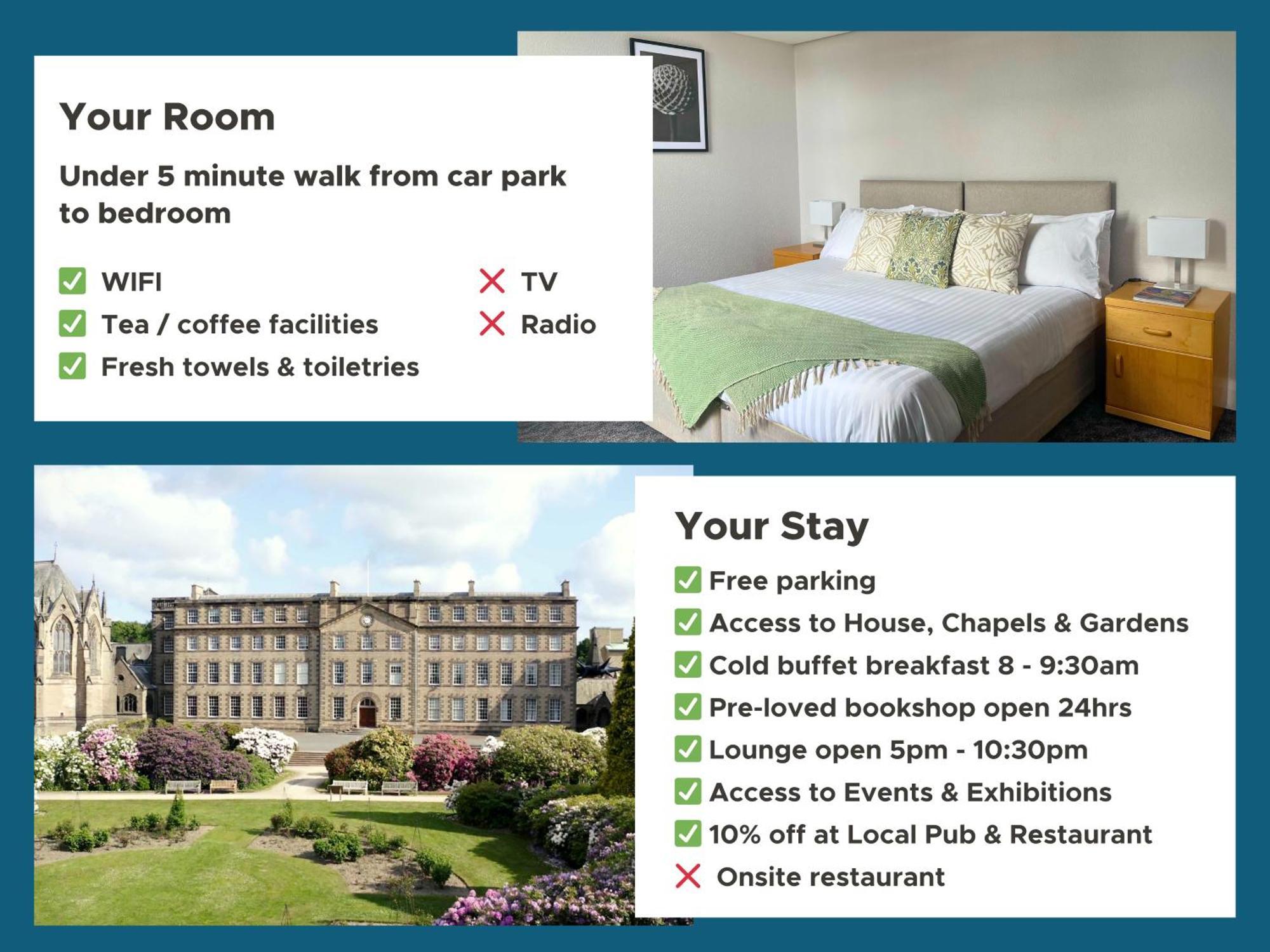 Bed and Breakfast Ushaw Historic House, Chapels & Gardens Durham Zewnętrze zdjęcie